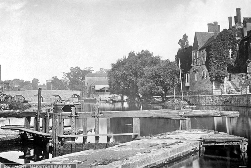 This picture was from the 1870's Old College Lock.